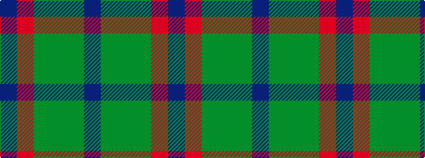 idealised woven sample of pattern BGGGRB