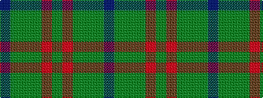 idealised woven sample of pattern BGGGRG