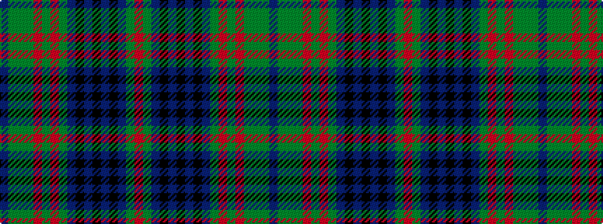 idealised woven sample of pattern BGGGRGRGBKBKBKBGR