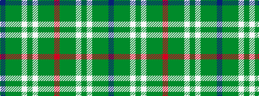 idealised woven sample of pattern BGGGWGWGGGR