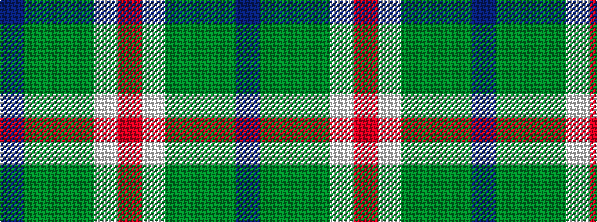 idealised woven sample of pattern BGGGWR