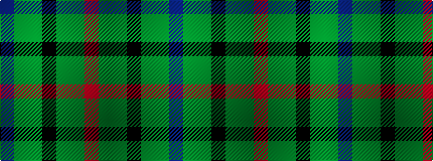idealised woven sample of pattern BGGKGGR