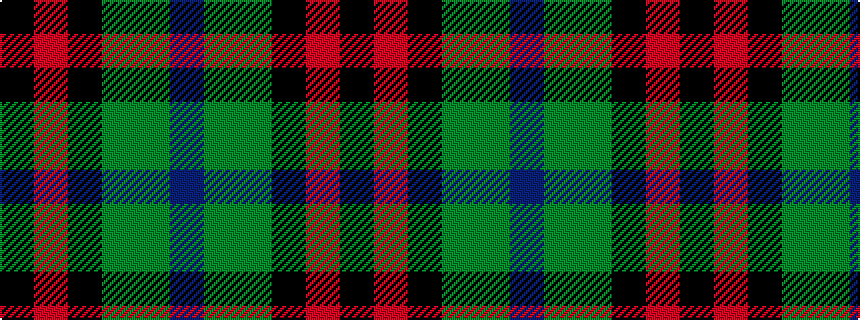idealised woven sample of pattern BGGKRK