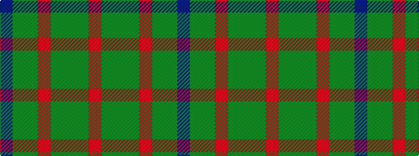 idealised woven sample of pattern BGGRGGGR