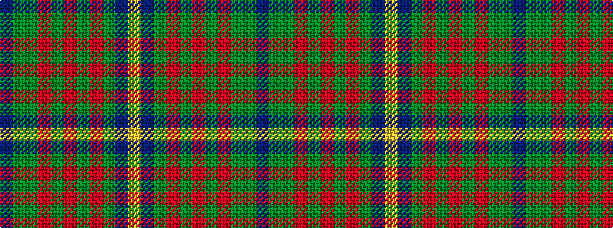 idealised woven sample of pattern BGGRGRGRGBY