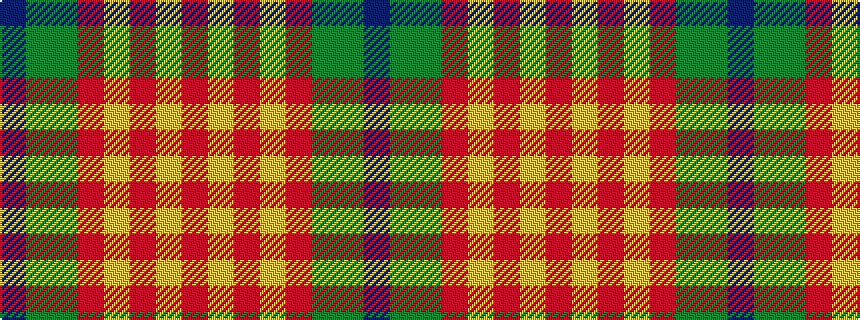 idealised woven sample of pattern BGGRYRYR