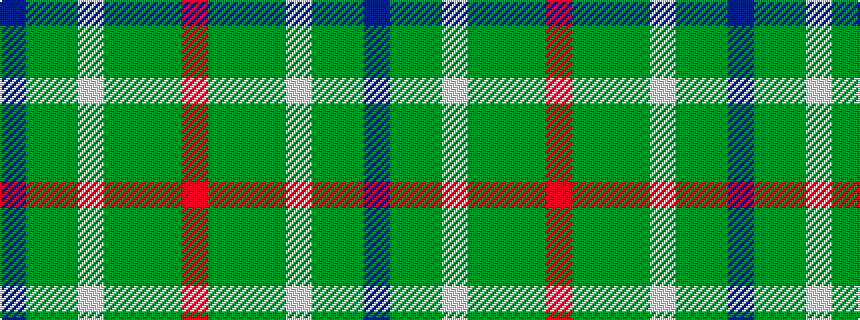 idealised woven sample of pattern BGGWGGGR
