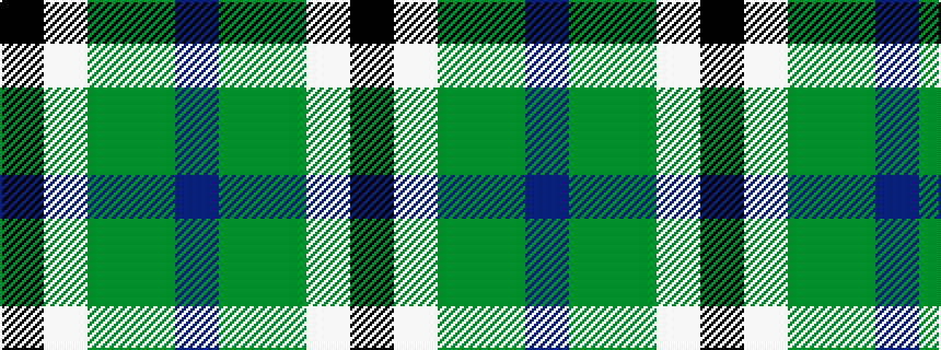 idealised woven sample of pattern BGGWK