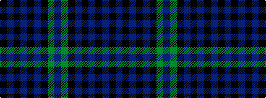 idealised woven sample of pattern BGKBKBKBK