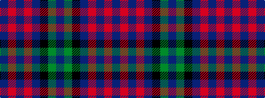 idealised woven sample of pattern BGKBRBRB