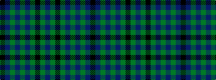 idealised woven sample of pattern BGKGBGBGBK
