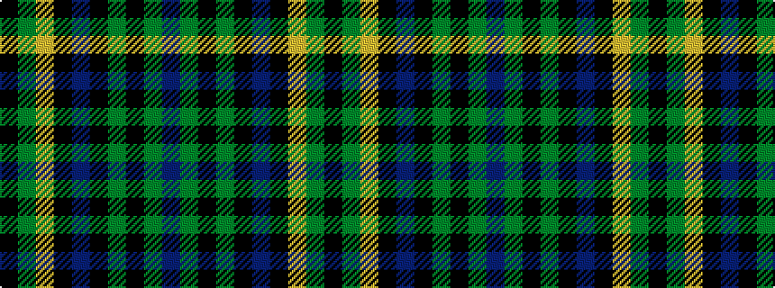 idealised woven sample of pattern BGKGKBKYGK