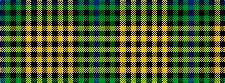 idealised woven sample of pattern BGKGKYKYKY