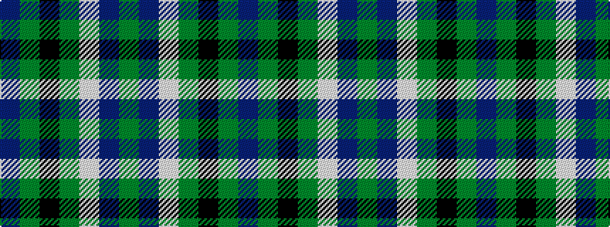 idealised woven sample of pattern BGKGWBG