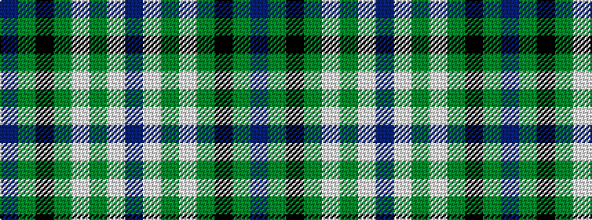 idealised woven sample of pattern BGKGWGWB