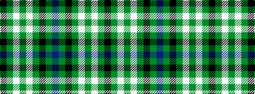 idealised woven sample of pattern BGKGWGWGK