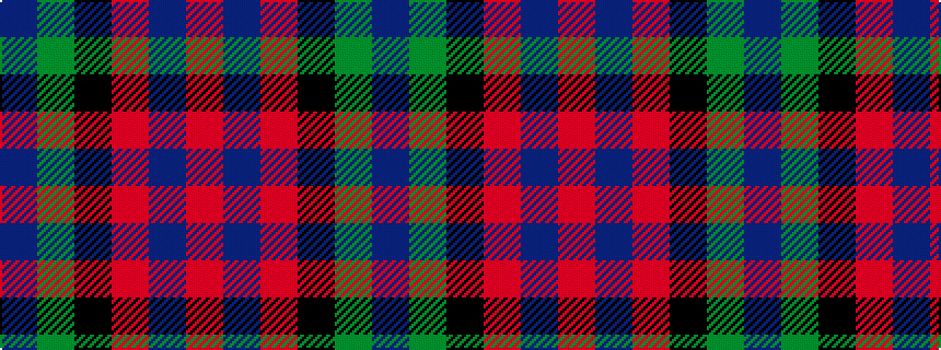 idealised woven sample of pattern BGKRBR