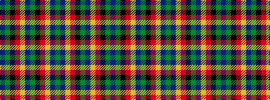 idealised woven sample of pattern BGKRYBGKRYBG