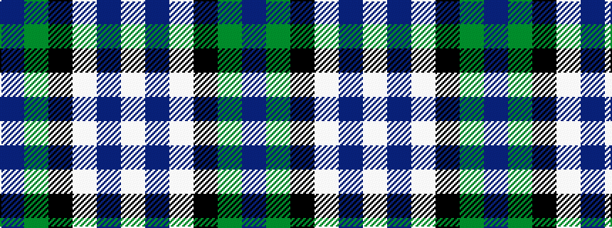 idealised woven sample of pattern BGKWBW