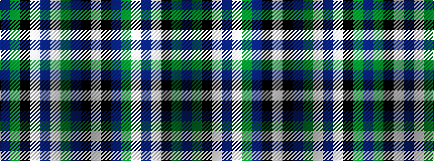 idealised woven sample of pattern BGKWBWGBKW