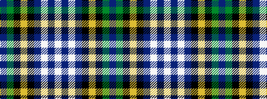idealised woven sample of pattern BGKYKBWBW