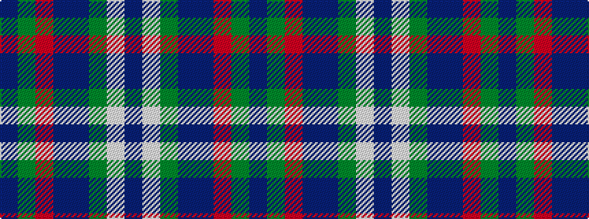 idealised woven sample of pattern BGRBBGWB