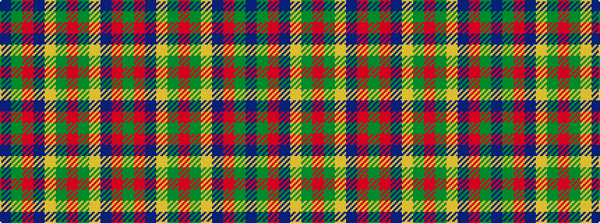 idealised woven sample of pattern BGRBYGRGYBRG