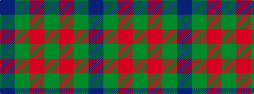 idealised woven sample of pattern BGRG