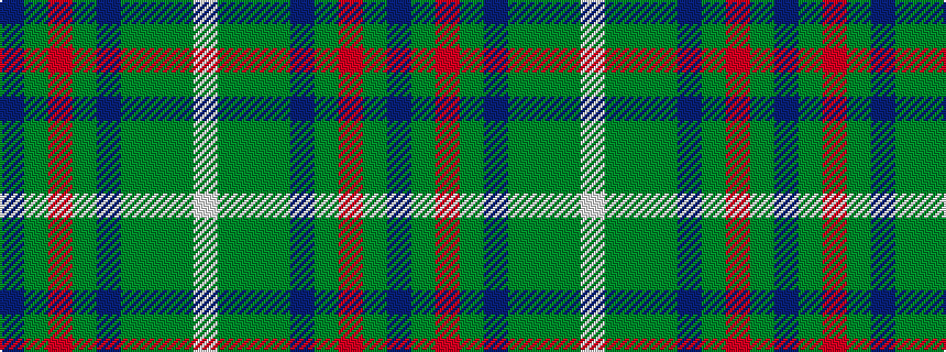 idealised woven sample of pattern BGRGBGGGW