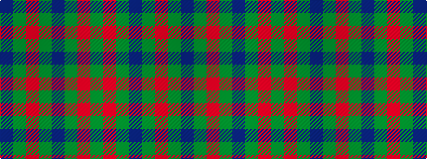 idealised woven sample of pattern BGRGBGRG