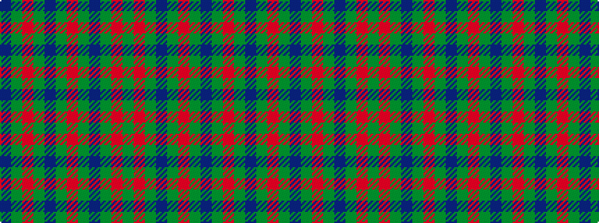 idealised woven sample of pattern BGRGBGRGBGRG