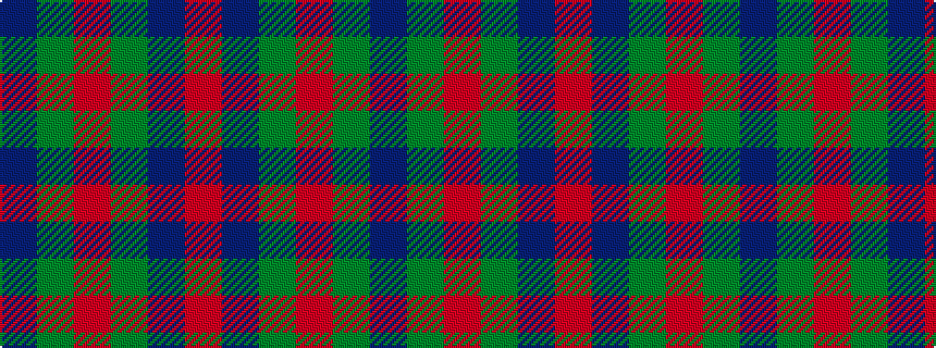 idealised woven sample of pattern BGRGBR
