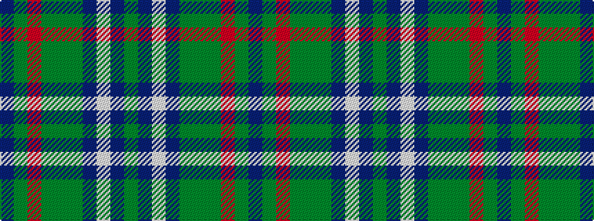 idealised woven sample of pattern BGRGGGBWBG