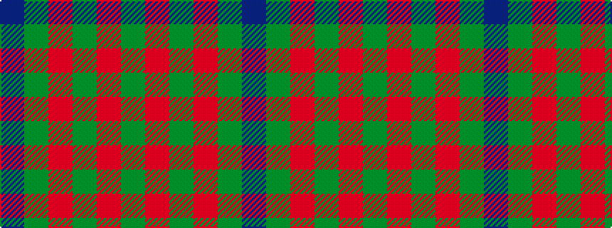 idealised woven sample of pattern BGRGRG