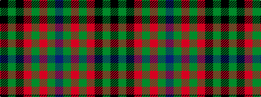 idealised woven sample of pattern BGRGRKGK