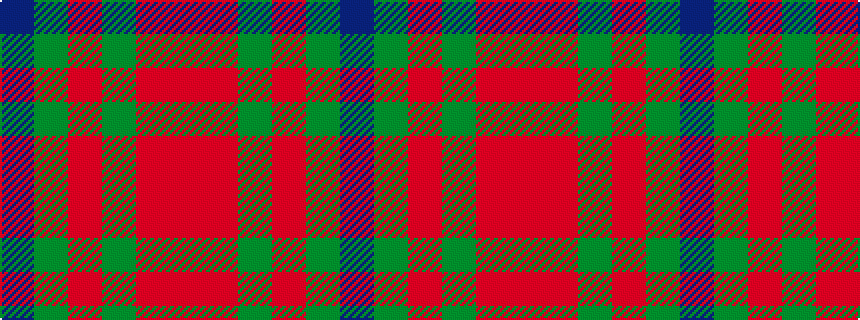 idealised woven sample of pattern BGRGRR