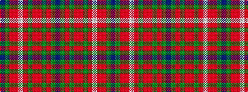 idealised woven sample of pattern BGRGRRGRWRRGB