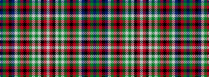 idealised woven sample of pattern BGRKBWGRKRGWGWKRW