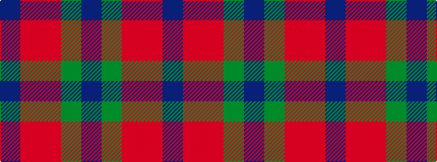 idealised woven sample of pattern BGRRB