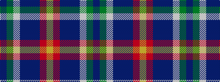 idealised woven sample of pattern BGWBBBRY