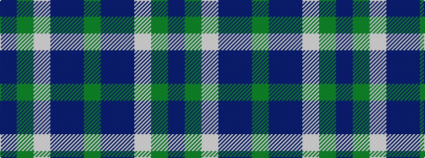 idealised woven sample of pattern BGWBBG