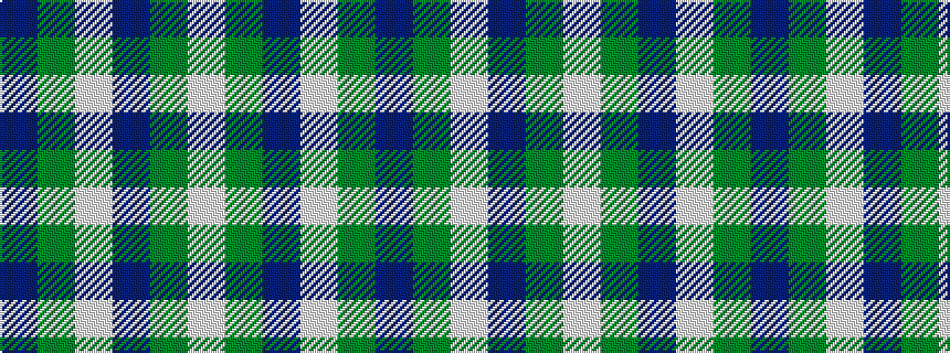 idealised woven sample of pattern BGWBGW