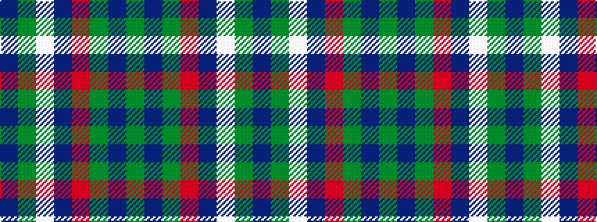 idealised woven sample of pattern BGWBRGBG