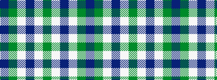 idealised woven sample of pattern BGWBWG