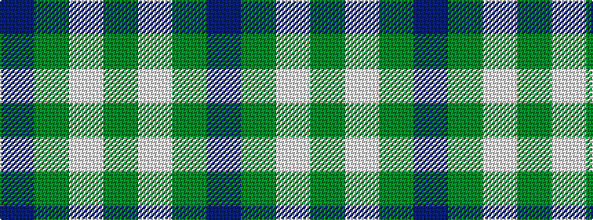 idealised woven sample of pattern BGWG