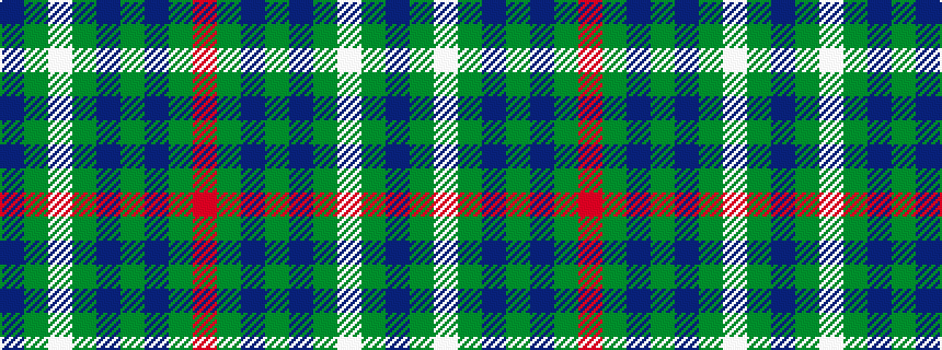 idealised woven sample of pattern BGWGBGBGR