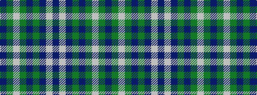 idealised woven sample of pattern BGWGBGBWB