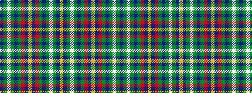 idealised woven sample of pattern BGWGBGRBYBRGBGWGBY
