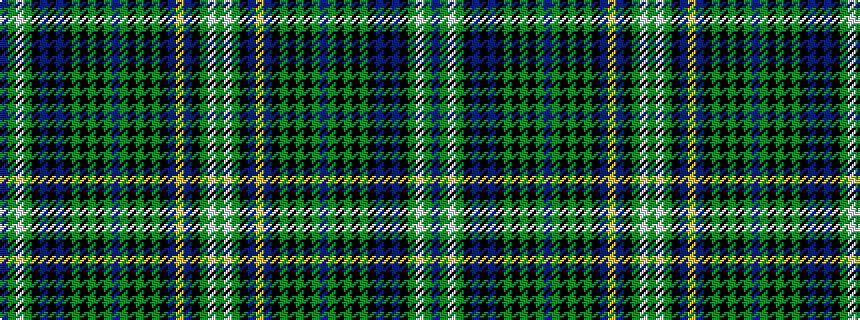 idealised woven sample of pattern BGWGKBKBKGKGKGBGKGKGKBYBKGWG