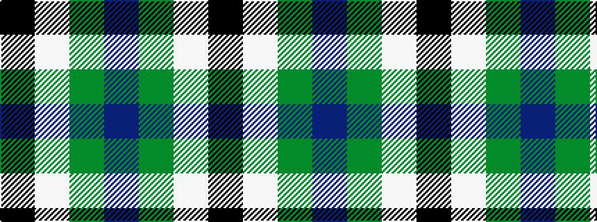idealised woven sample of pattern BGWK